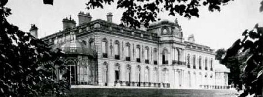 A wide view of the nineteenth-century château de Beauregard at La Celle-Saint-Cloud, seen across its grounds.