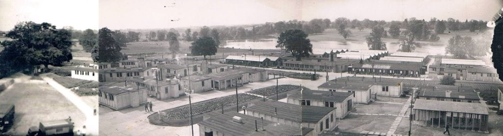 Panorama of Camp 56 after the war, photographed from the water tower.