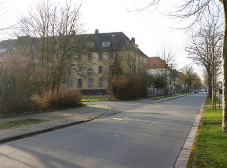 The site seen from Mittelstraße in 2018.