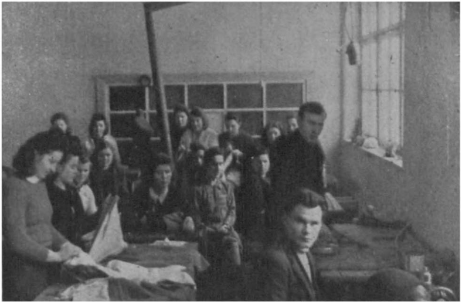 Women at work in the sewing workshop.