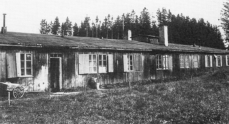 Barracks on the grounds of Gauting DP Hospital in the late 1940s.