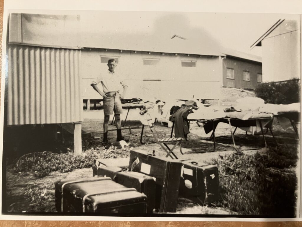 Newcomers cleaning their accommodation after arrival at Graylands.