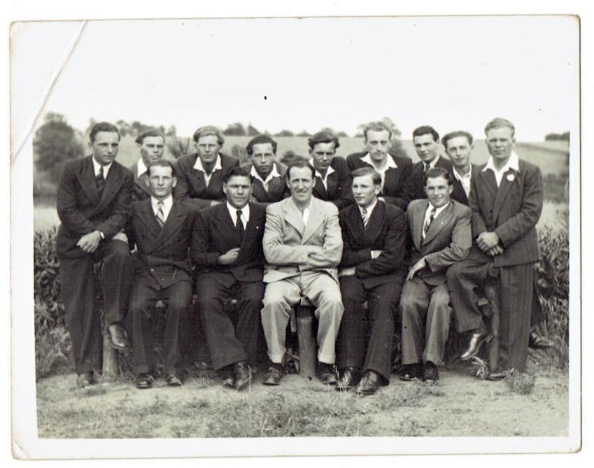 Men based at Hallmuir, including future members of Huddersfield’s Ukrainian community.