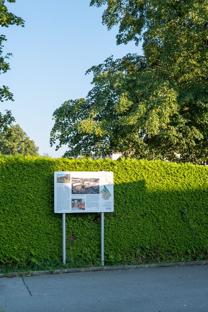 The Lexenfeld memorial in its present setting.