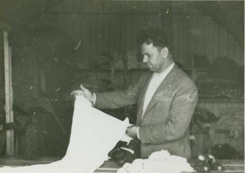 Work at Camp Ohio’s clothing warehouse.