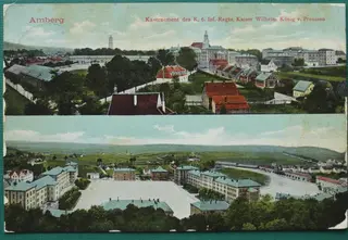 The Kaiser-Wilhelm-Kaserne on a postcard of 1909