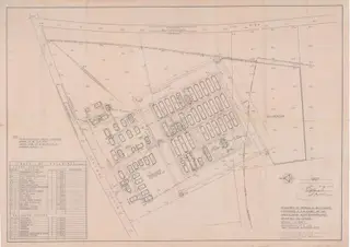 Site plan of Prisoner of War Camp No. 69, Ponteland